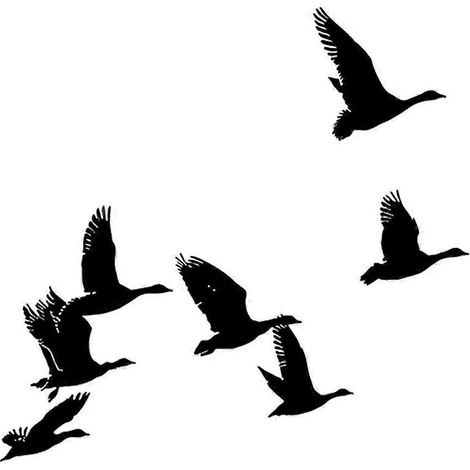 Niedliche transparente Stempel mit fliegendem Vogelmotiv für DIY-Scrapbooking/Kartenbasteln