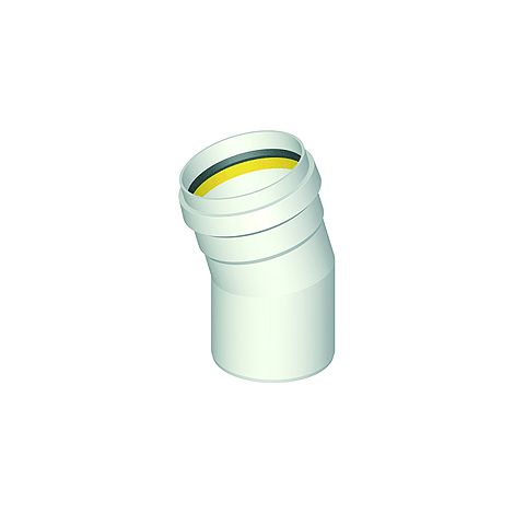 PP-Polo-Eco-Plus Premium Bogen DN100/da110 15 Gr.f.SN8 u.SN12 weiss