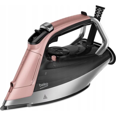 Beko Future Iron SIM8130P Dampfbügeleisen schwarz rosa silber