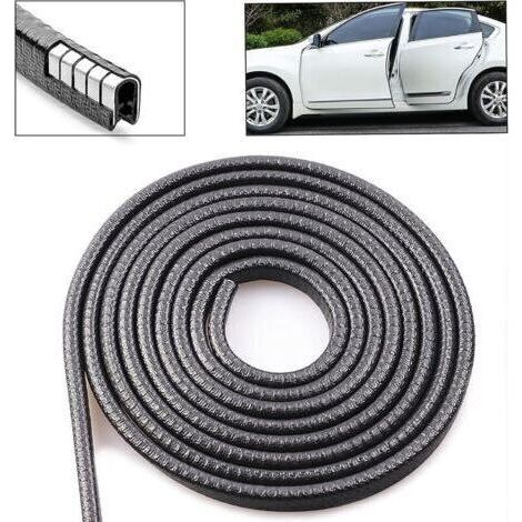 Joint caoutchouc porte voiture 5M – Bande anti-collision PVC – Protection bord portière – Réduction bruit et poussière – Installation facile (1/5)