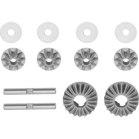 Jeu de pignons différentiel en acier haute performance pour modèles RC 1/8 ZD Racing 08423 08425 08426