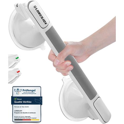 Ventouse de Poignée Douche,Poignée Ventouse pour Salle de Bain (1/5)