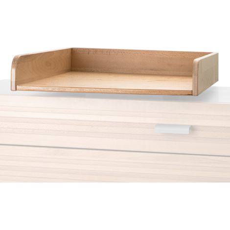 Waldin Infinity Cambiador para Cómoda, Haya Maciza, Regulable, Natural (1/5)