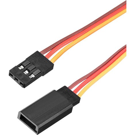 12 connecteurs de câble d'extension servo à 3 broches, mâle vers femelle, 22 AWG, câble récepteur servo à 60 conducteurs (1/3)