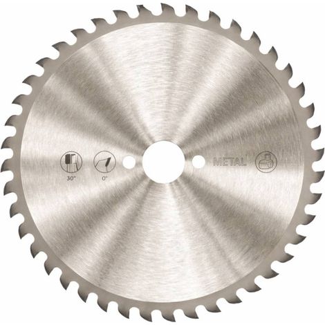 Lame de Scie Circulaire HM Fine D. 150 x Al. 20 x ép. 1.6 mm x Z30 - Découpe Précise pour le Métal - Diamwood