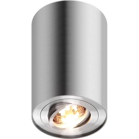 Spot plafond chrome rond orientable 1xGU10 Zuma Line (1/2)