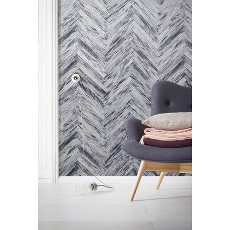Papier peint panoramique classique,modern,vintage & retro Herringbone Pure Panel (1/4)