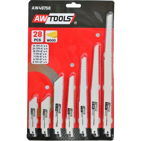 Awtools brzeszczot do piły szablastej 28 szt