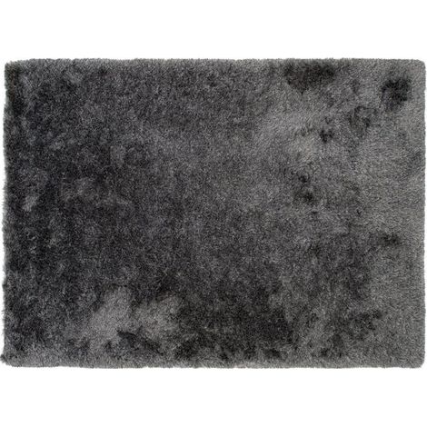 Tapis Déco Shaggy "Shiva" 171x242cm Gris (1/5)