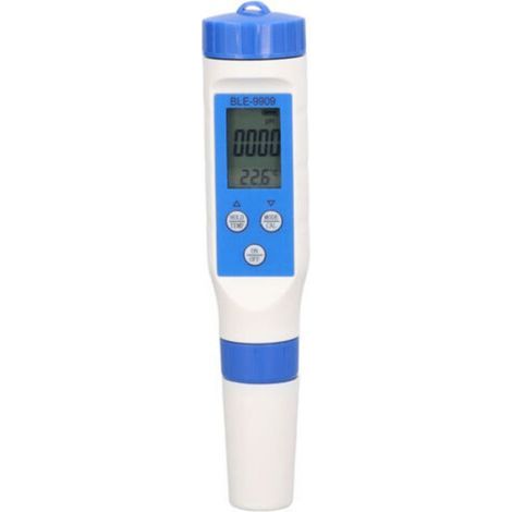 Multifunctional Water Quality Tester with Backlight - pH, TDS, EC, Salinity, Temperature - No Batteries or Powder Test Kit Required (1/5)