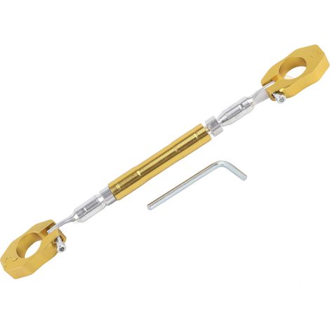 Verstellbarer Motorradlenker aus Aluminiumlegierung – Universal und Gold (1/5)