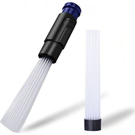 Tubes de paille vides multifonctions, 2 pièces, brosse anti-poussière, accessoire universel Portable adapté à la feuille de nettoyage de la maison (1/5)