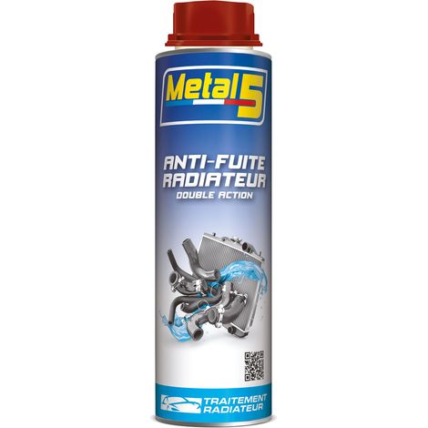 Anti-fuite radiateur double action - 300ml - Ce produit de marque METAL 5 est neuf.