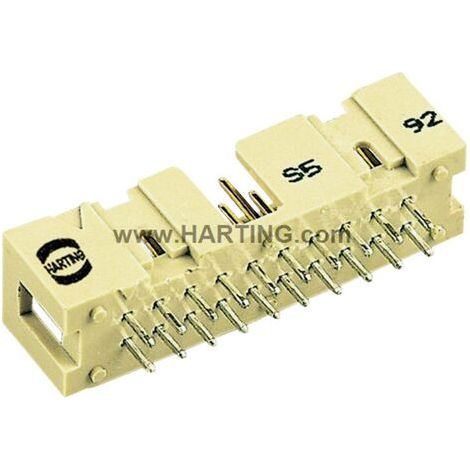 HARTING 09185067324 Connecteur mâle Nombre total de pôles 6 Nbr de rangées 2 1 pc(s) C77627 (1/4)
