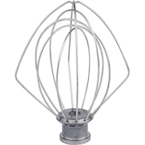 Edelstahl-Schneebesen, kompatibel mit KitchenAid K45WW WP9704329 KSM150 KSM160 K45 KSM90 Küchenmaschinen-Zubehör (1/4)