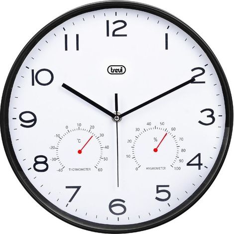 Trevi OM 3510 T Orologio da Parete con Termometro e Igrometro 30cm (1/2)