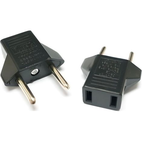 Adaptateur Secteur US Chine Vers Prise EU France Europe voyage USA Eur France