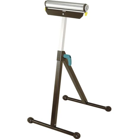 Wolfcraft Caballete con rodillos negro ajustable plegable 60 kg (1/3)