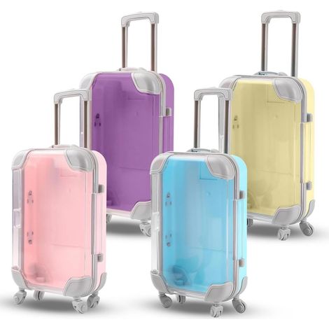 Spaarbuksens - Reiskoffer Vormgeving - 12,5x7x3,5 cm - Voor Geldsparen en Geschenken - 4 Stuks (1/5)