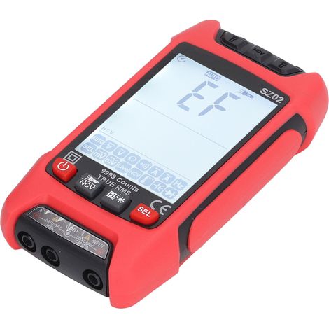 Multimètre numérique intelligent anti-brûlure avec affichage LCD rétroéclairé automatique, voltmètre-ampèremètre NCV avec diode et condensateur (1/5)