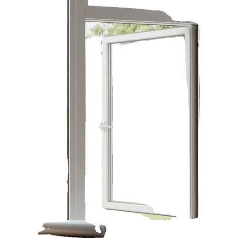 Moustiquaire, Matériau en Aluminium, Système de Fixation Magnétique, vert armée (1/2)