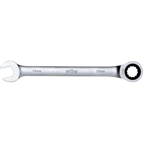 Wiha Clé mixte à cliquet 13 mm x 13 mm (44654)