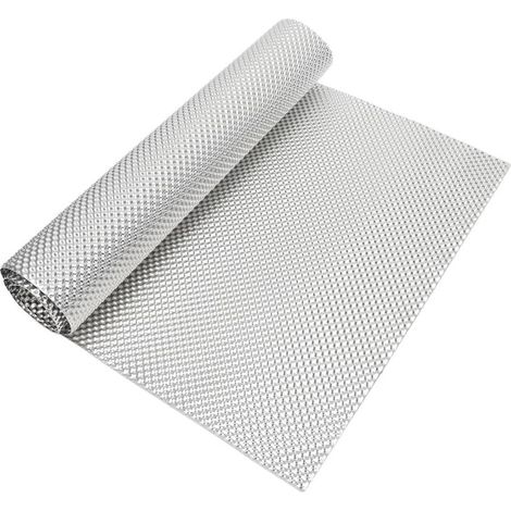 Écran thermique gaufré, 100 x 40 cm, pour véhicules, écran thermique aluminisé, kit de réparation, écran thermique, barrière thermique, gaufrage automobile, protection thermique automobile. (1/5)