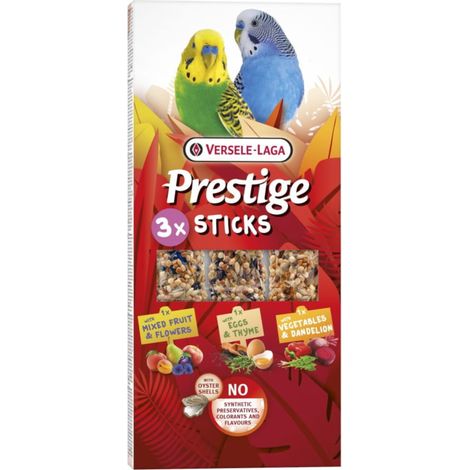 Versele Laga - Prestige Sticks Petits Perruches - Assortiment de 3 bâtonnets (90 g) (1/3)