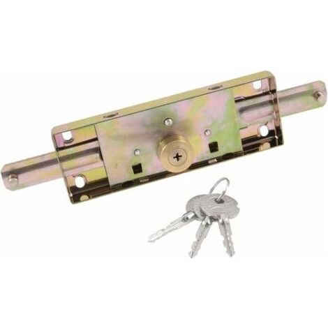 Serrure Volet Roulant - Métal - 23 cm - Pour Porte Intérieure Extérieure - 1 Pièce (1/3)