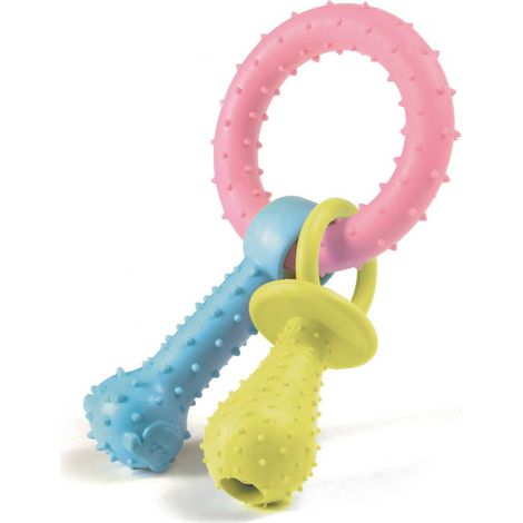 Jeu en duo pour chiens idéal pour les premières morsures 15,3 cm (1/2)