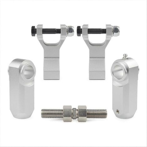 Kit de descenso trasero para 350 YFM350 2004-2013 660R Plata (1/5)