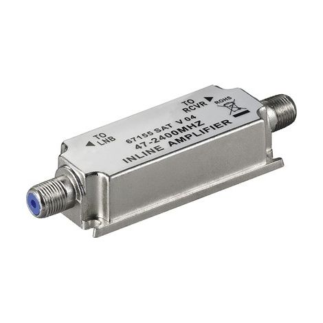 Amplificador De Linea FI 20dB Satelite Y MATV