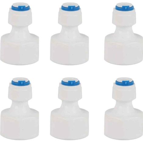 Stück 1/4"-Außendurchmesser auf 1/2"-Innengewinde-Schnellkupplungen für Umkehrosmose-Wasserfilter (1/5)