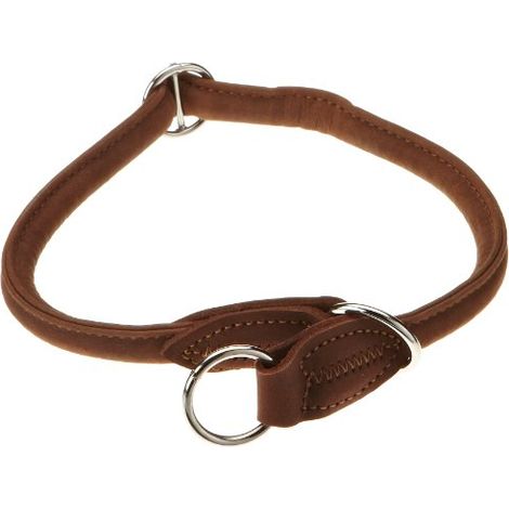 K bufalo rotonde gargantilla, 10 mm 45 cm marrone (1/4)