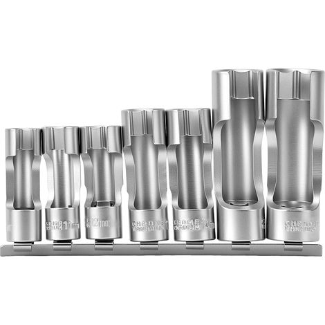 ® Jeu de douilles fendues 3/8", 10-19 mm - 7 pièces (1/5)