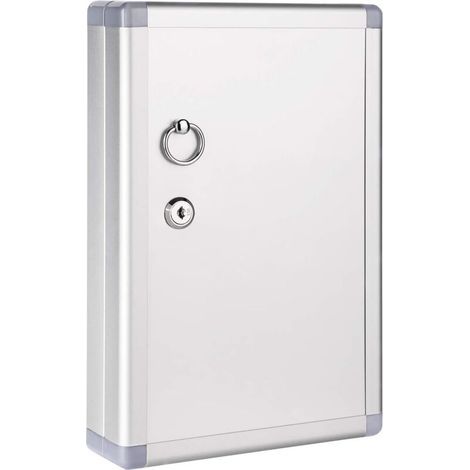 FENOPLASTICAArmoire à avec 24 clés emplacements, argenté, 12.5 x 8.5 x 2.45 in (1/5)