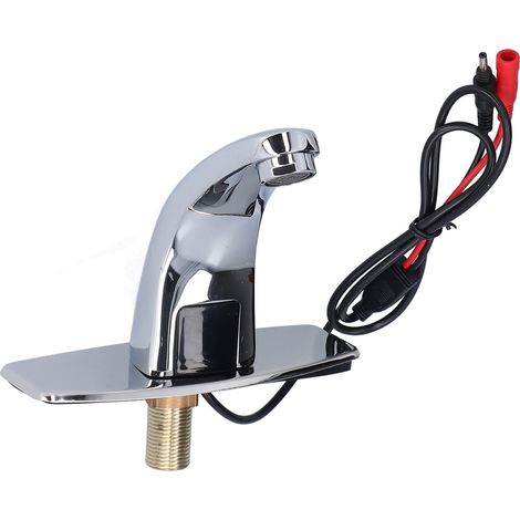 Robinet Infrarouge Sans Contact Laiton Automatique G1/2 pour Salle de Bain 220V