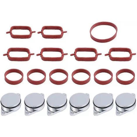 6 caches de suppression de volets de turbulence de 33 mm pour BMW M47 M57 E60 (1/2)