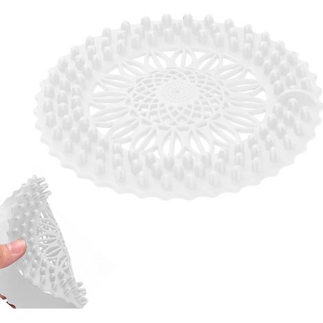 Protections de bonde en silicone, grilles de bonde de douche, filtres pour évier de cuisine et de salle de bain, filtres à cheveux pour douche (1/5)