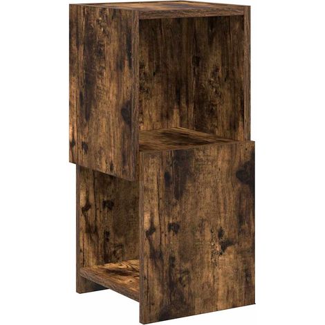 Maison Exclusive - Mobile angolare Rovere fumé 25,5x25x55cm Legno multistrato