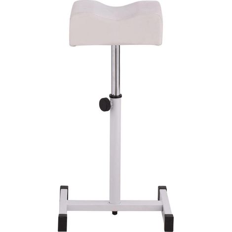 Repose-pieds réglable pour technicienne de manucure et pédicure, équipement de salon et spa - Blanc (1/2)