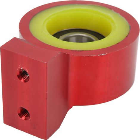 Support de palier d'arbre de transmission renforcé, rouge, PU, alliage d'aluminium et caoutchouc, pièce de rechange pour Chevy Impala Belair (1/5)