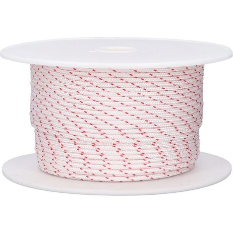 Scie à chaîne à corde en Nylon, démarrage résistant à l'usure, coupe solide pour moteur de tondeuse à gazon 3mm (1/5)