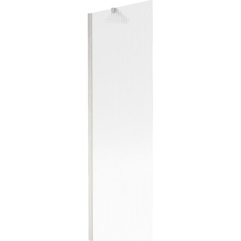 Paroi de baignoire pivotante Mexen Next 1 volet 60 x 150 cm, striée, nickel brossé - 895-060-000-00-09-97 (1/5)