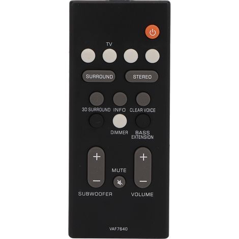 Ersatzfernbedienung für die Heimkino-Soundbars VAF7640, VAF76400, ATS 1080, ATS1080 und YAS 108. (1/5)
