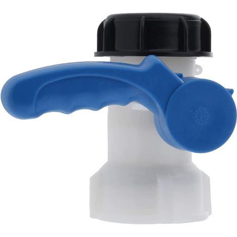 Adaptador universal para IBC, adaptador de válvula de cierre para IBC, válvula de drenaje universal para IBC, adaptador de válvula de mariposa, para tanque de agua de lluvia, tanque IBC (75 mm) (1/5)