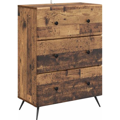 Mobile con Cassetti Legno antico 66 x 34,5 x 90 cm vidaXL