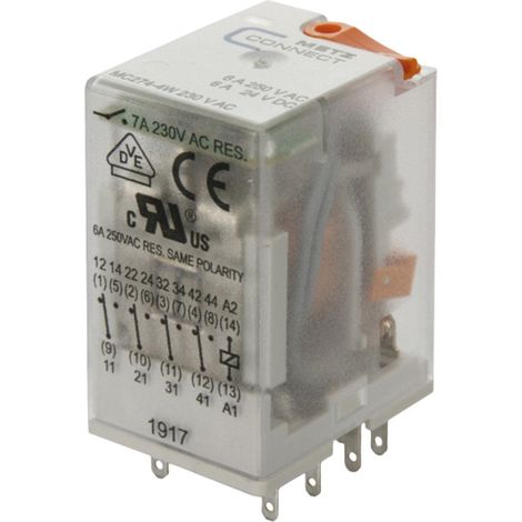 Metz Connect 110017051407 Steckrelais 230 V/AC 7 A 4 Wechsler 1 St. (1/5)