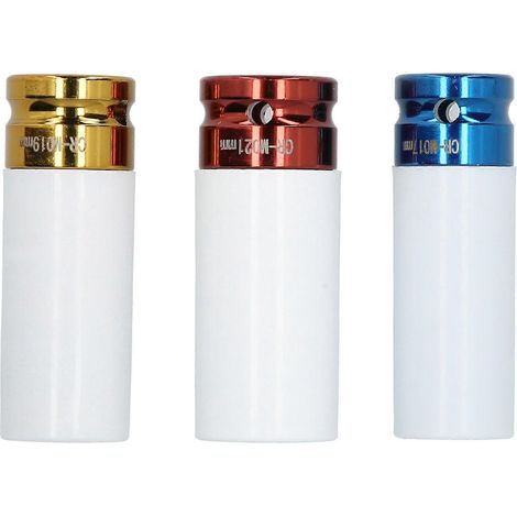 3-teiliges Reifenschutz-Steckschlüssel-Set 1/2" in Farbe, pneumatische Schutzhülle, Schraubenschlüssel, Handwerkzeug