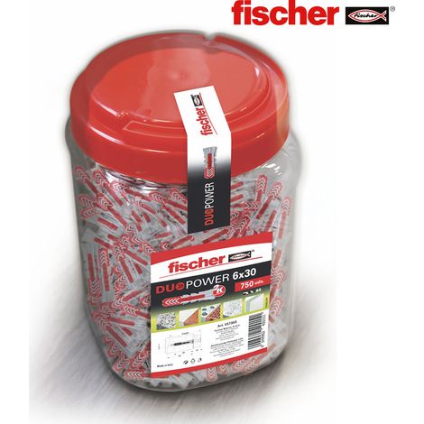 Dose mit 750 Bolzen, DuoPower, 6x30  Fischer 557383